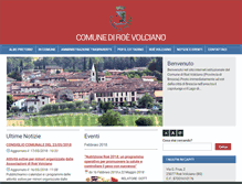 Tablet Screenshot of comune.roevolciano.bs.it